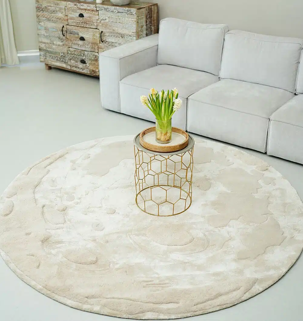 Natural Color Handmade Area Rug