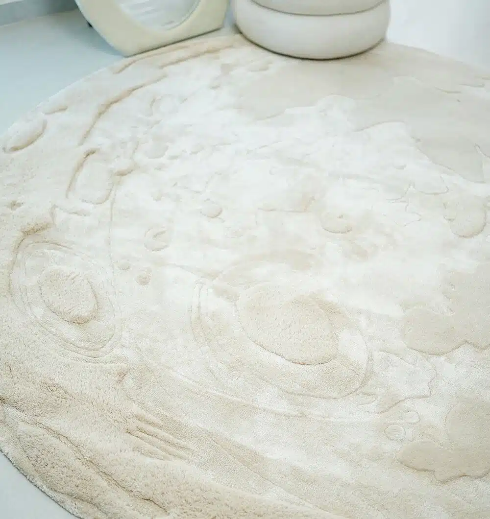 Natural Color Handmade Area Rug - Image 3