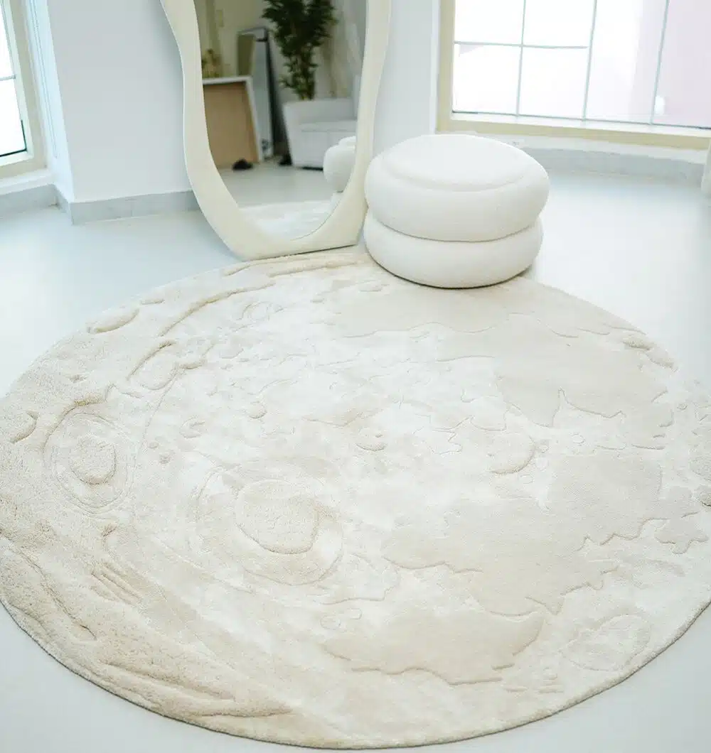 Natural Color Handmade Area Rug - Image 5