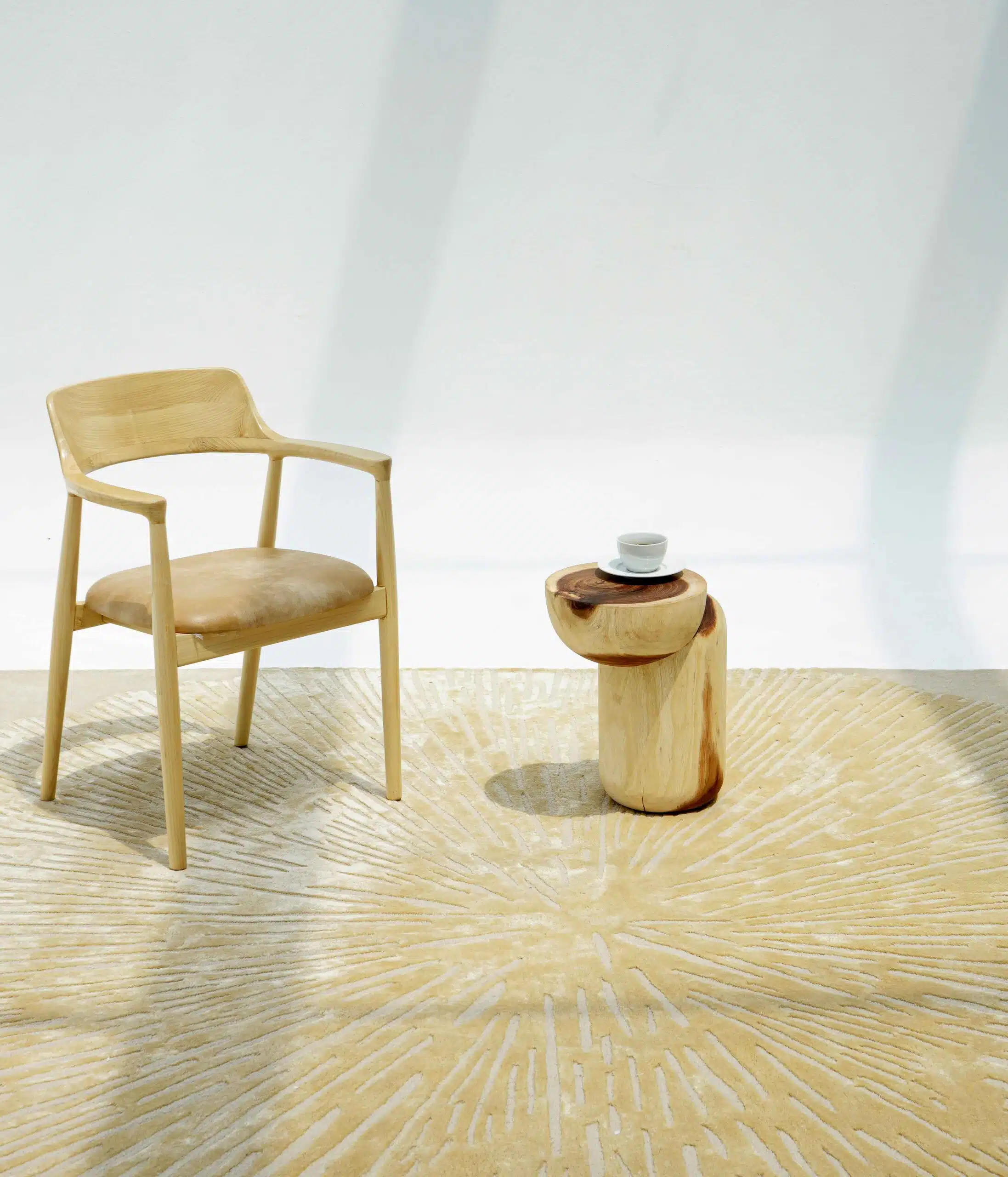 Dune Drift Handcrafted Texture Rug - Image 3