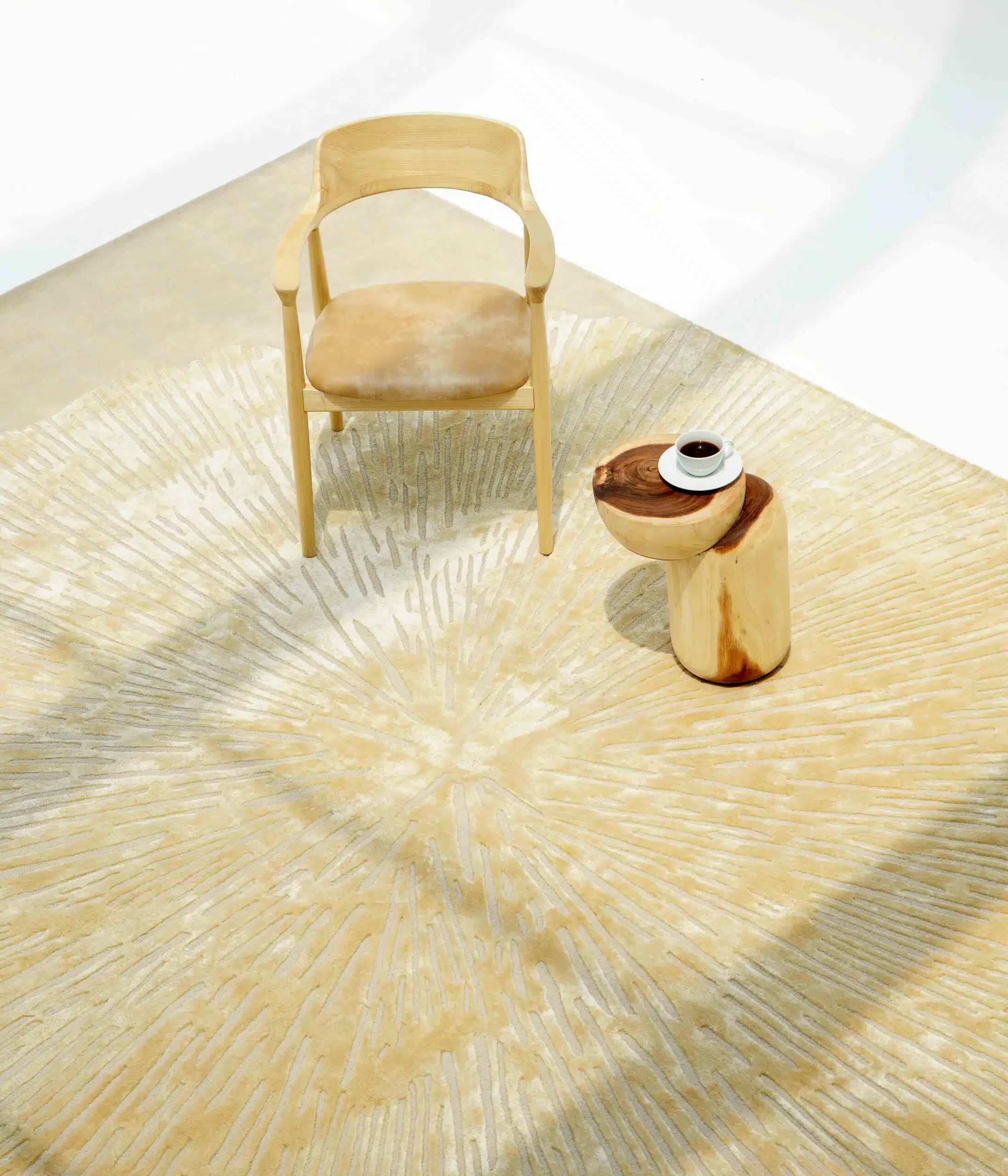 Dune Drift Handcrafted Texture Rug