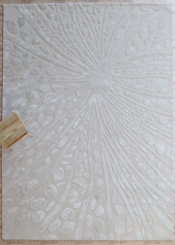 Luxurious multicolor wool rug handmade with cotton blend, model HTWV 152, showing vibrant warm tones and rich texture