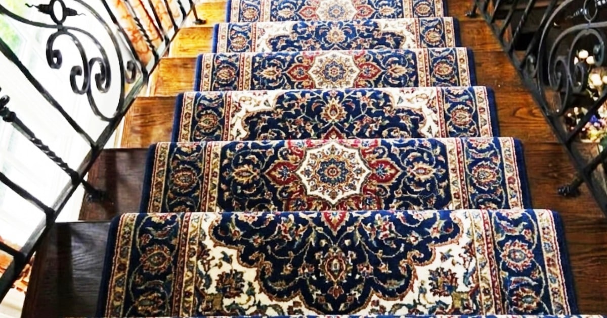 stair carpet ideas with modern runner design on staircase