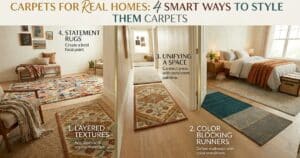 carpets for real homes in a cozy modern living room